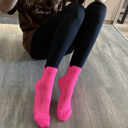 Sports Yoga Running Marathon Men And Women Short Tube Couple Socks - ROUTINE FASHION